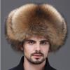 Rakun Kürkü ve Derili Erkek Kışlık Şapka, Sıcaklık ve Stil İçin Kulaklıklı