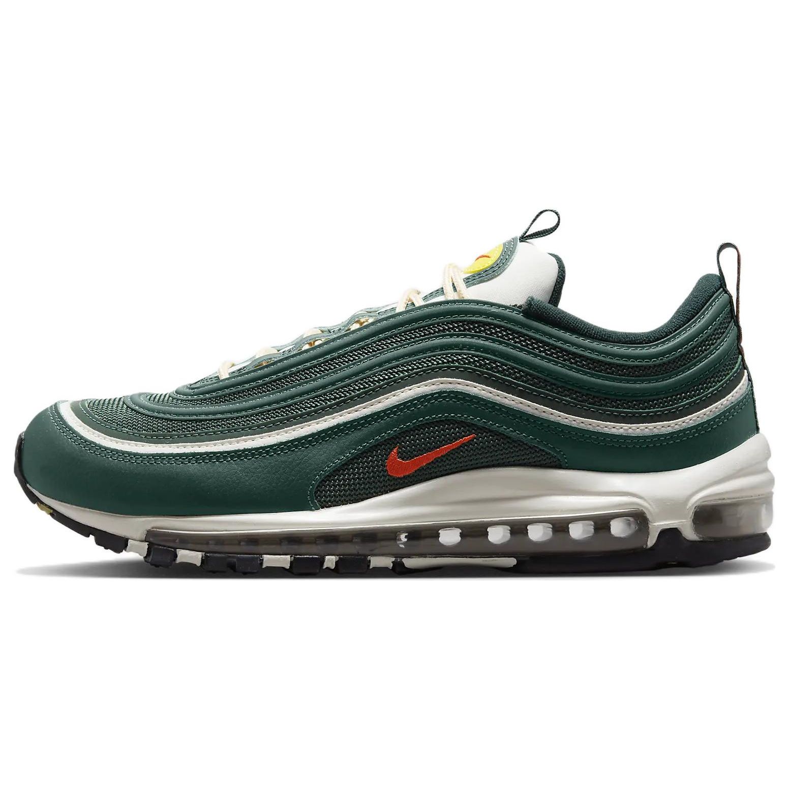 Nike Air Max 97 Athletic Company - Pro Green Men Sneakers Sail Picante-Red FD0344-397 40.5