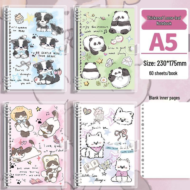 Hochwertiges transparentes PVC-Softshell A5 Ringbuch - Schonend für die Hände & Abnehmbar