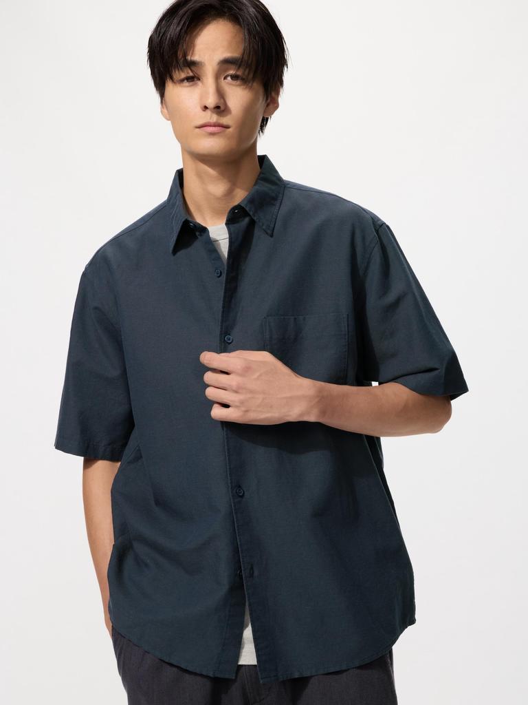 Uniqlo Japan Cotton Linen Shirt