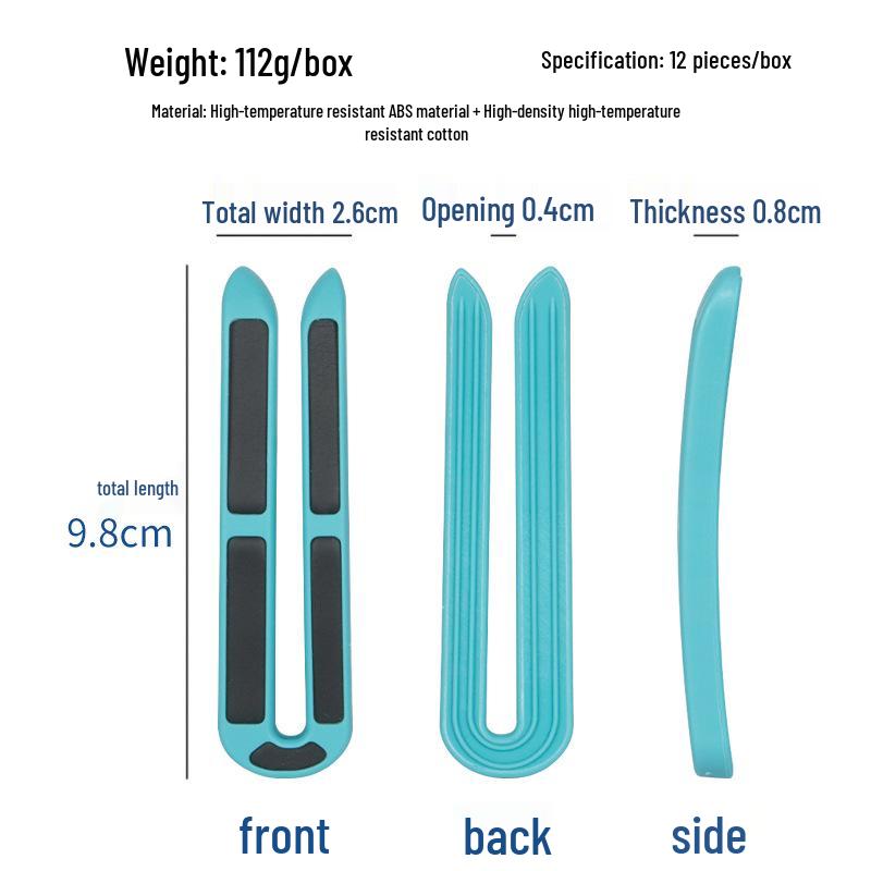 Heated U-Shaped Hair Perming Clips - High Temp Resistant, Anti-Scald Hairdressing Tool for Barber Shops