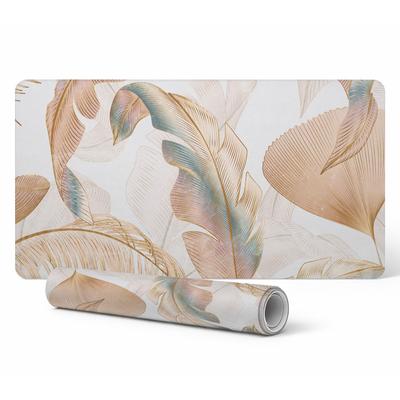 Mata Dekoracyjna Na Stół Z Nadrukiem Premium Delikatne Liście 90X45 Cm
