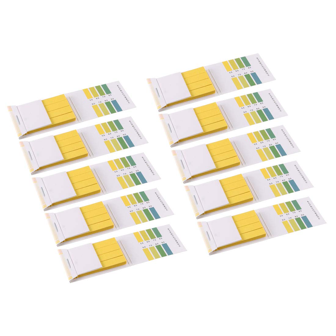 

uxcell pH Test Paper Test Accurate Basicity Test for Breathalyzers and Pack of 10 Kit, 5.5-9.0 Range, Urine,