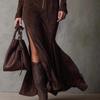 2025 Autumn Elegant Zipper Lapel Jumpsuit