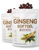 Max Strength Korean Red Ginseng 1500mg – High Absorption Panax Ginseng Softgels for Peak Energy & Endurance – 150 Servings