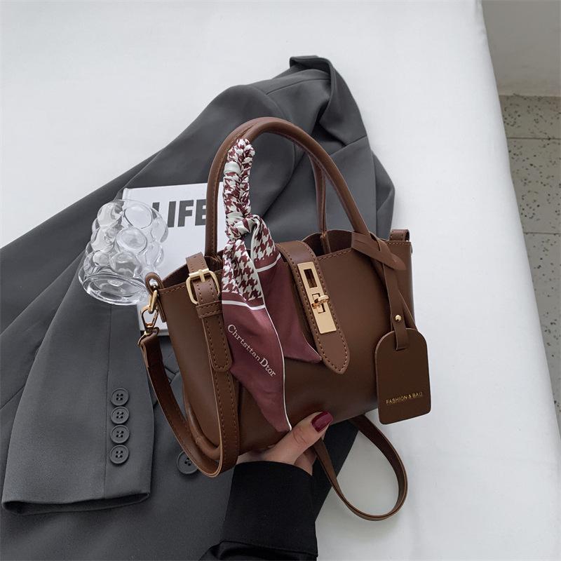 Beliebte Tasche Damen neue Textur vielseitige Handtrage Umhängetasche Nischendesign Bucket Bag