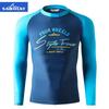 Mens Long Sleeve Rash Guard Swim Shirt Board Shorts Set Surfing Snorkeling Swimming Beach Vacation