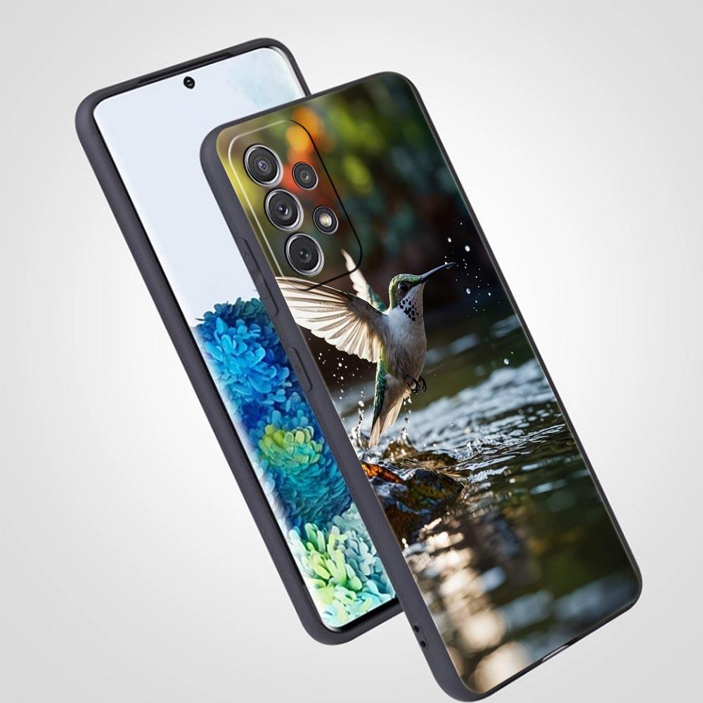 Hummingbird Phone Case For Samsung Galaxy A17 A07 A55 A35 A25 A15 A05s A33 5G A31 A23 A21s A13 A41 A73 A53 A51 A71 A03 S10 Cover