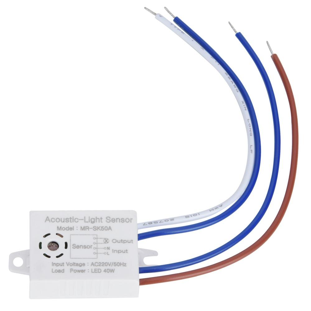 5PCS Voice Activated LED Sound and Light Control Switch Photocell Sensor  Home Improvement