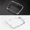 Plating Ashtray Trim Ring Center Console Ashtray Cup Holder Strip Trim Silver Chrome Frame for Mercedes Benz E Class W213 15-20