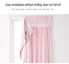 Self-Adhesive Blackout Velcro Curtain with Header for Balcony, Bedroom, Bay Window
