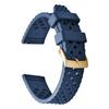 20mm/22mm Honeycomb Pattern FKM Rubber Watch Band Quick Release Spring Bars For Seiko SRP775Sweatproof Durable Replacement Strap