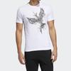adidas Printed Crew Neck Short Sleeve Men's White FT2753