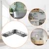 Corner Shower Shelves Waterproof Adhesive Rack Bathroom Shower Organizer Storage For Indoor Kitchen Living Room Countertop