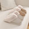 Suede Cotton Slippers Winter Home Autumn and Winter Couple Thick Hair Non-slip Slippers Women's Cotton Shoes