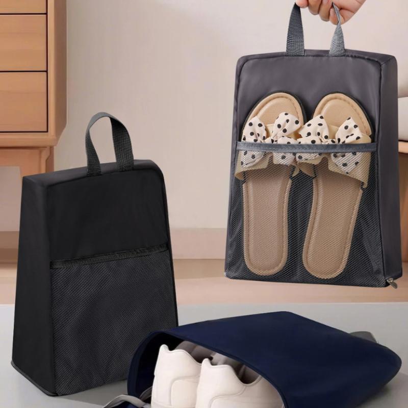 Portable Shoe Storage Bag Wide Opening Design Durable Travel Organizer For Shoes Clothes Space-Saving Essential