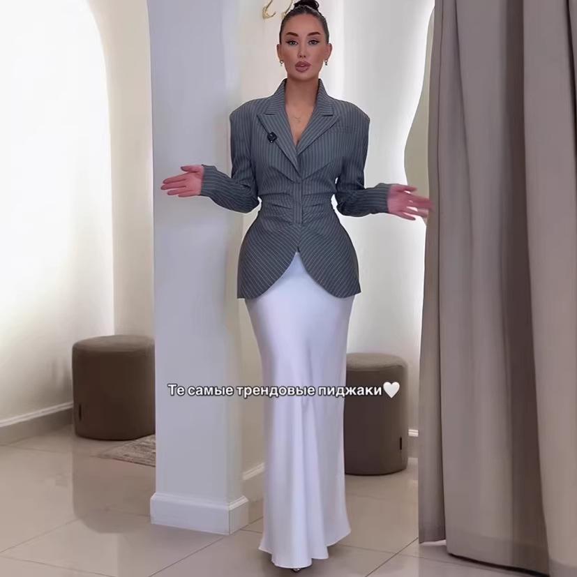 Nuovo Completo Giacca e Gonna Slim-Fit da Donna 2026 - Elegante Stile Europeo e Americano
