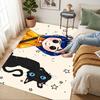 Custom Name Night Cat Gamer Carpet Rug for Bedroom Living Room Home Sofa Decoration,Office Home Decor Game Large Decor Floor Mat