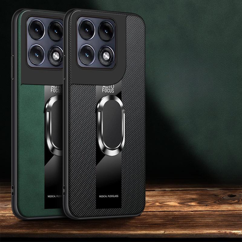 Custodia di Lusso in Pelle di Pecora per Motorola Signature Edge 70 Pro Fusion+ Ultra 60 s 50 G67 G57 Power G86 G56 Copertura con Supporto ad Anello Magnetico