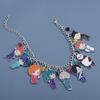 Anime Jujutsu Kaisen Keychain Anime Character Gojo Satoru Itadori Yuji Bracelet Keychain For Women Men Fans Jewelry Gifts