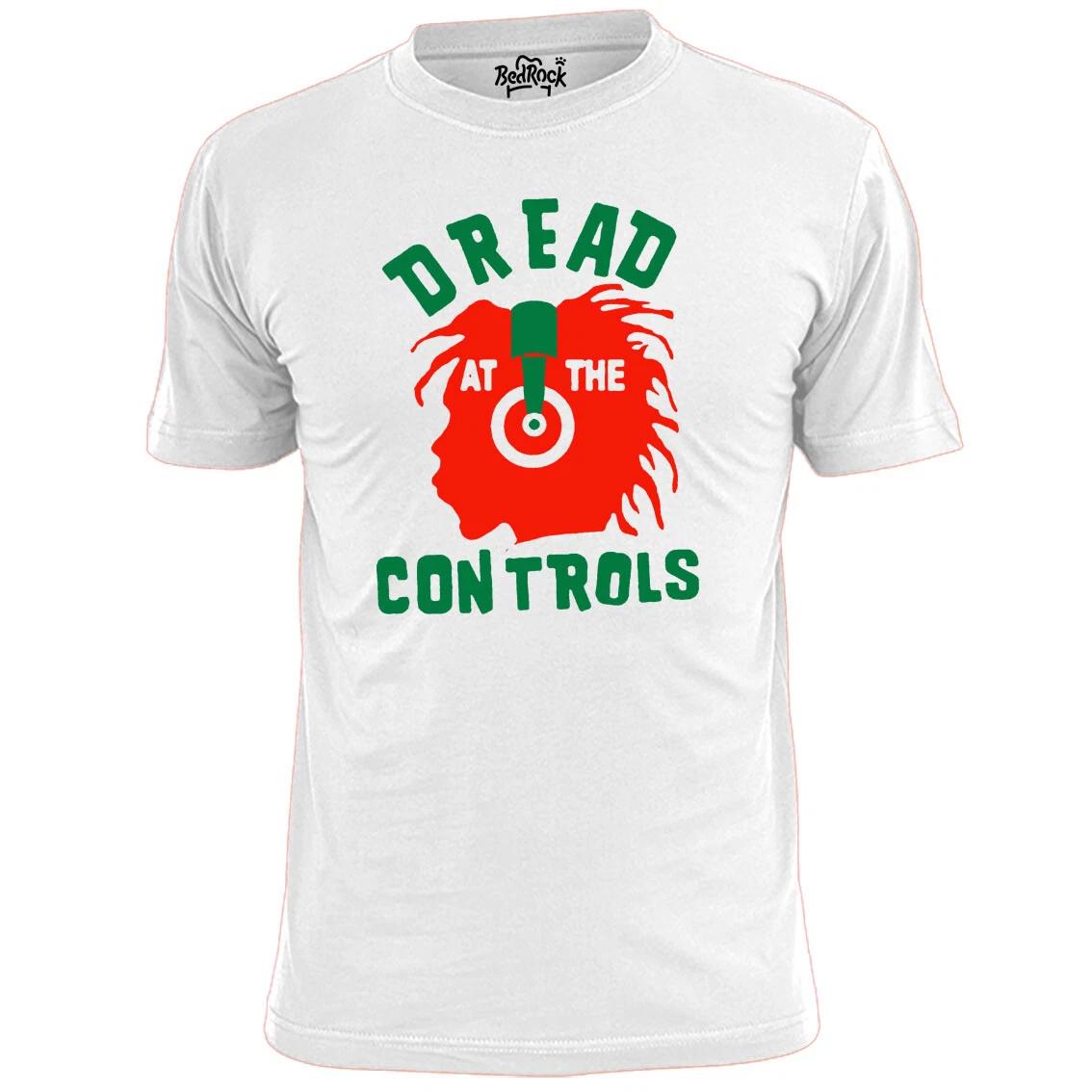 Mens Dread At The Controls Reggae T shirt Marley Rasta 3XL