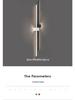 Modern Designer Wall Sconce: Stylish Bedside or Living Room Lighting