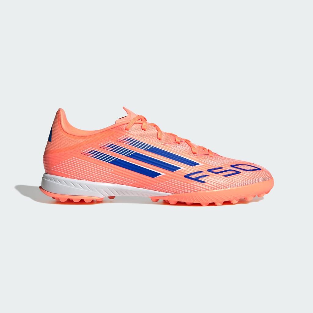 adidas F50 League Turf Boots JH7723 Unisex Performance Sports Shoes Beam Orange / Lucid Blue / Cloud White