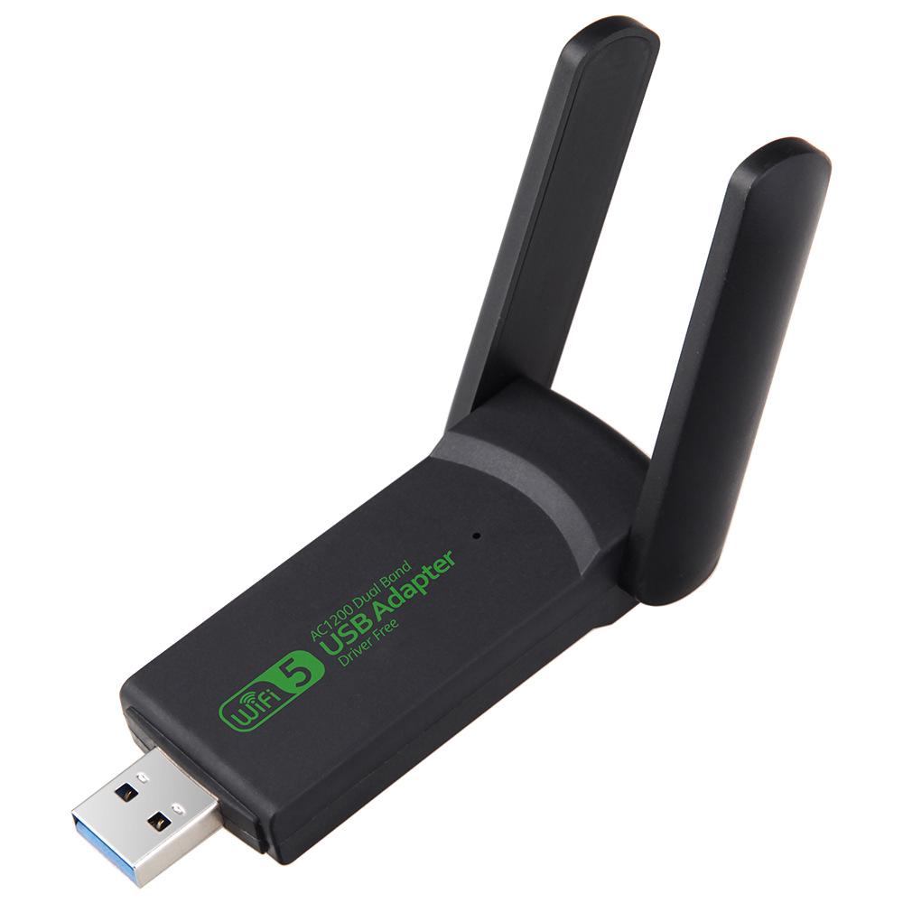 

Dual-Band 1300M Driver-Free USB WiFi Adapter