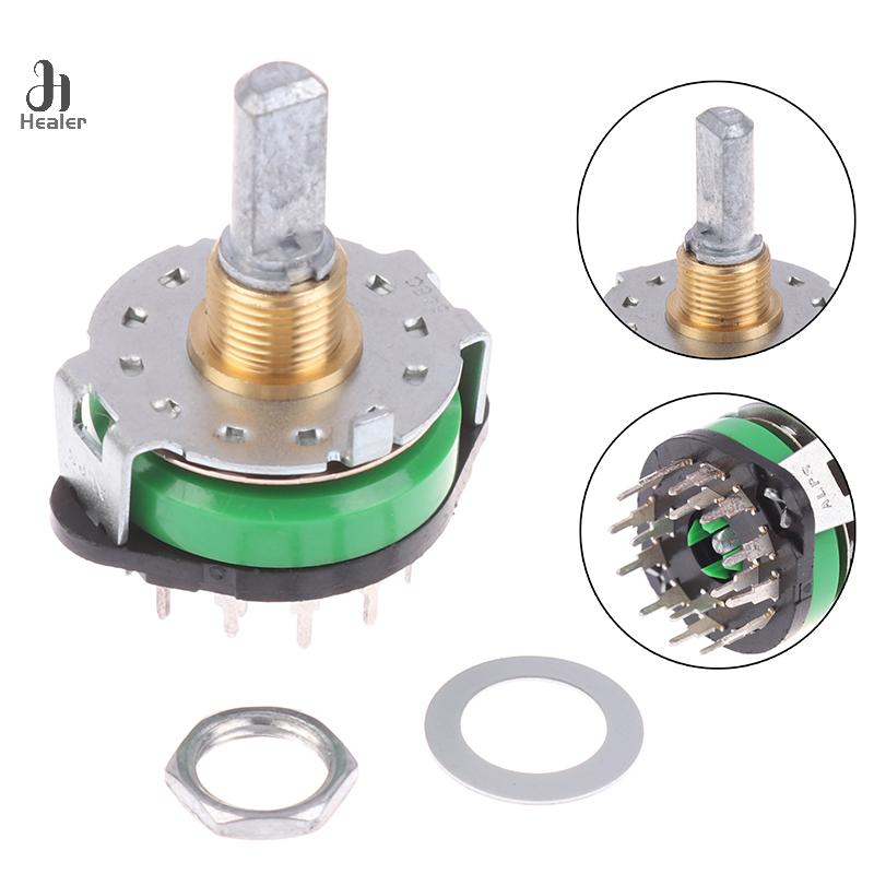 1PC Rotary Switch 4 Pole 12 Position SRRM1C7800 Power Amplifier 1050R 2000 Audio Audio Signal Switch