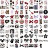 Y2K Downtown Girls Stickers - 100 Waterproof DIY Designs for Guitar, Notebook, Luggage Decoration
