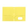 Three- Two-Pocket Document Folder with Storage Pockets for Organization