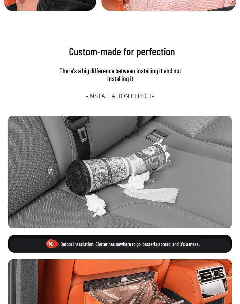 Kompatibel mit Ideal L6-L9/i6-i8 Auto-Magnetischer Müllsack für die Sitzlehne