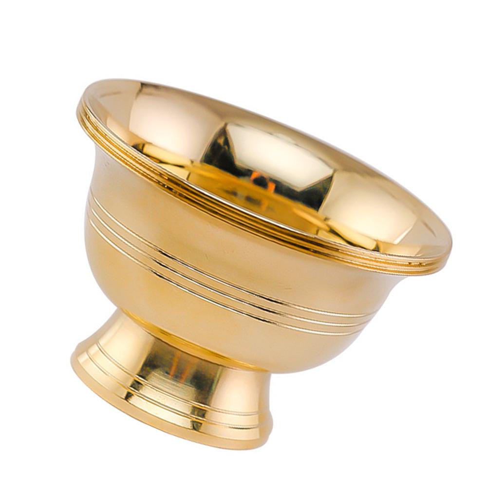  Yoga Butter Lamp Holder Meditation Incense Temple Decor Copper Candlestick Holders