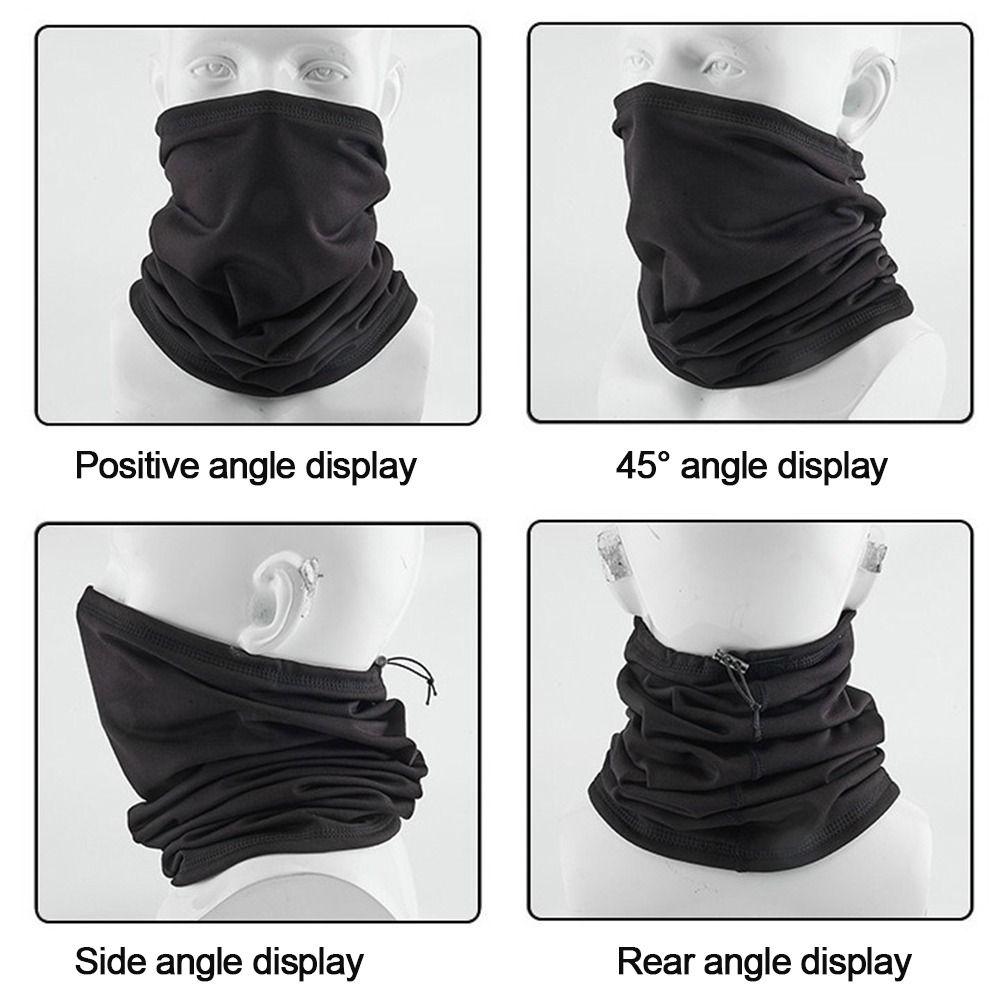 Wool Sports Bandana Velvet Cycling Scarf Warm Neck Protection Face Scarf Men Women