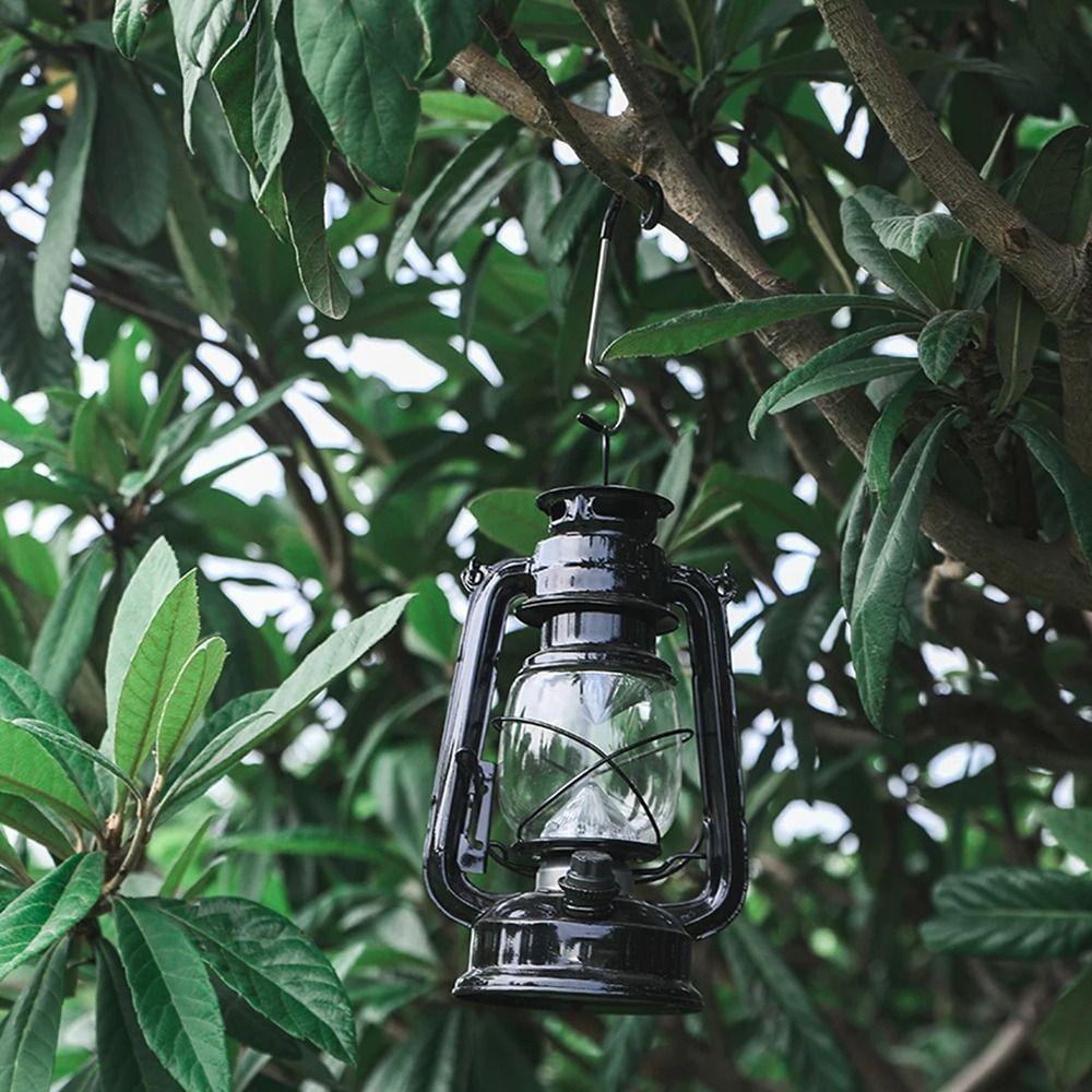 4Pcs New Stainless Steel Pole Mount Hooks Black Portable Light Stand Holder Hook Fishing Lantern Hanger Tent Pole Lamp