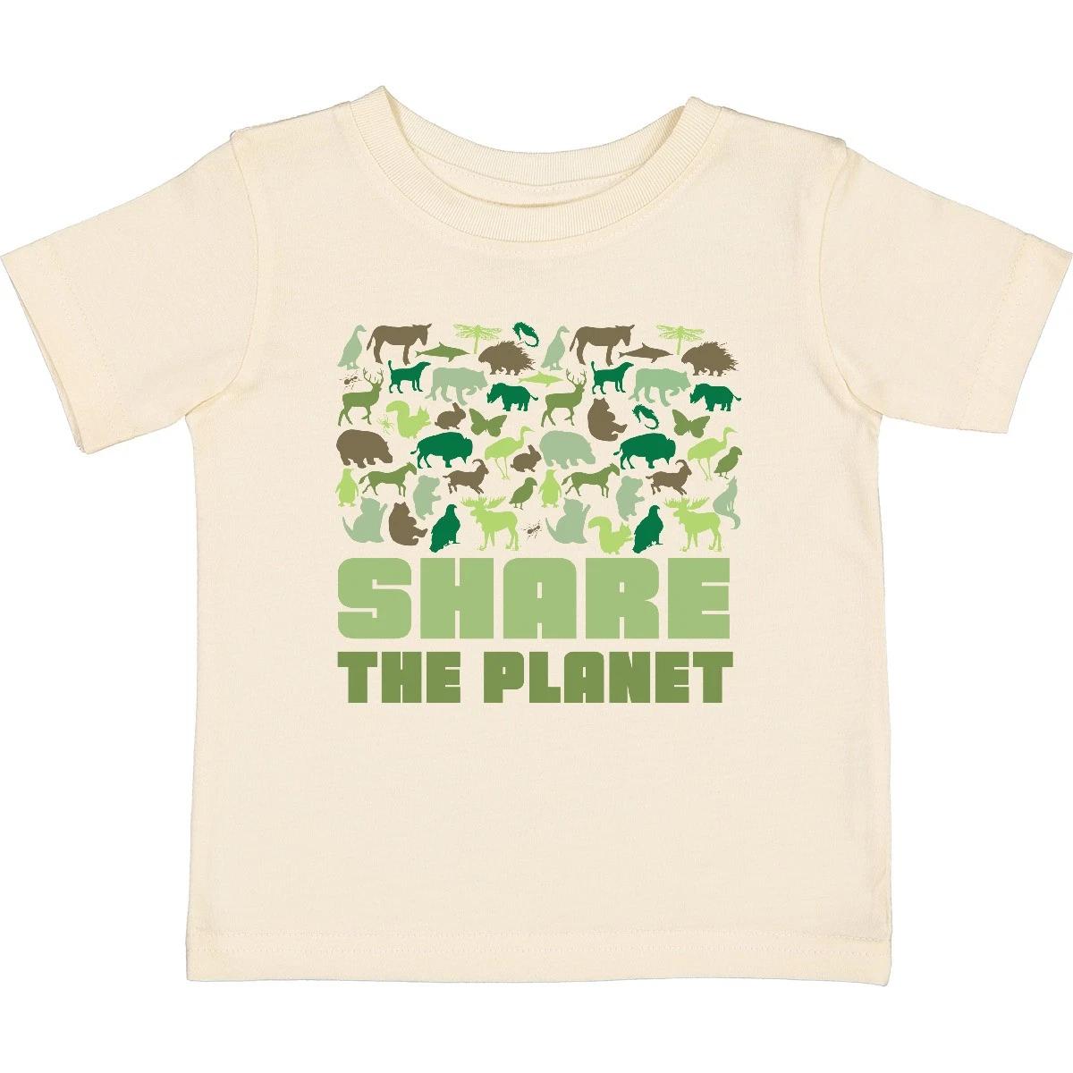 Inktastic Earth Day Environt Baby T-Shirt Animals Animal Rights Vegan Apparel 120