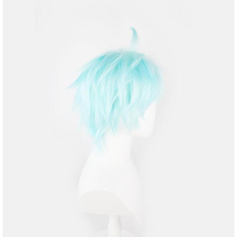 Anime 30CM Game Genshin Impact Cosplay Halloween Chongyun Cosplay Wig Chong Yun Heat Resistant Synthetic Hair Wigs