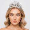 Zinc Zinc Alloy Bridal Crowns Rhinestone Queen Princess Tiara Luxury Wedding Crown  Pageant Prom
