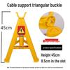 Insulated PVC Triangular Cable Support Clip