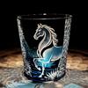 Cavalo Kiriko Edo Cristal Copo de Whisky Vinho Implica Sucesso Copo com Gravação Manual Brandy Licores Taça de Degustação Caneca de Cerveja Caixa de Presente Dropshipping
