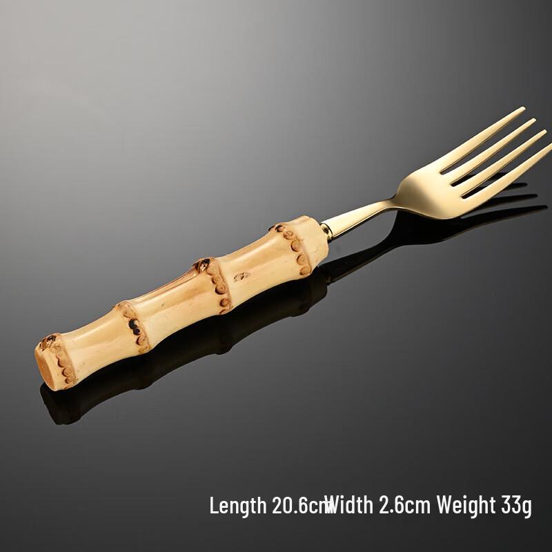 Qianxing Bamboo Handle 304 Stainless Steel Cutlery