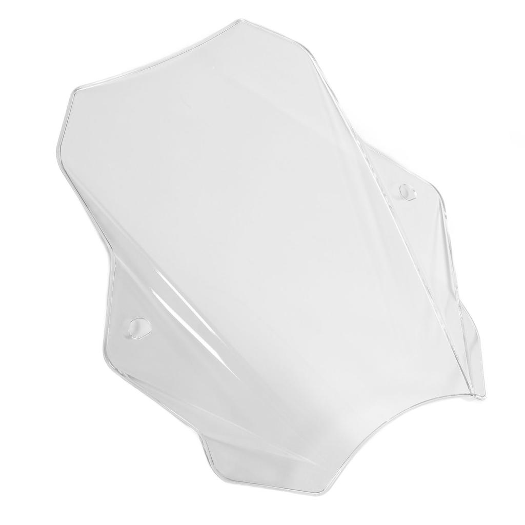 Universal Motorcycle Windshield Adjustable Front Wind Deflector Screen Replacement for Suzuki Clear