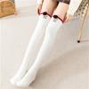 Women's Fuzzy Thigh High Socks Soft Coral Fleece Knee Socks Winter Warm Socks Comfortable over Knee High Socks Xmas-Gift