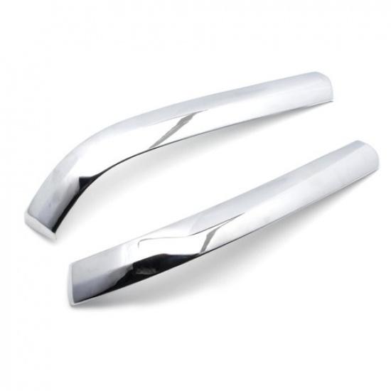 2pcs Mirror Rear View Strip Panel Decor Cover Trim For Camry 2018 -2024