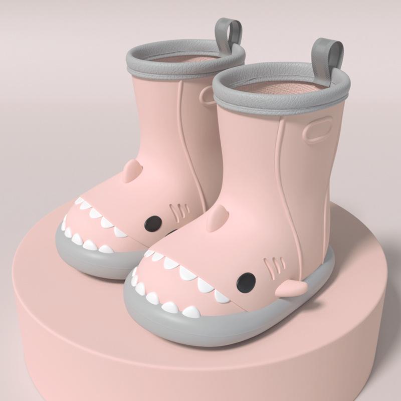 Ženské letní módní protiskluzové roztomilé gumové krátké holínky