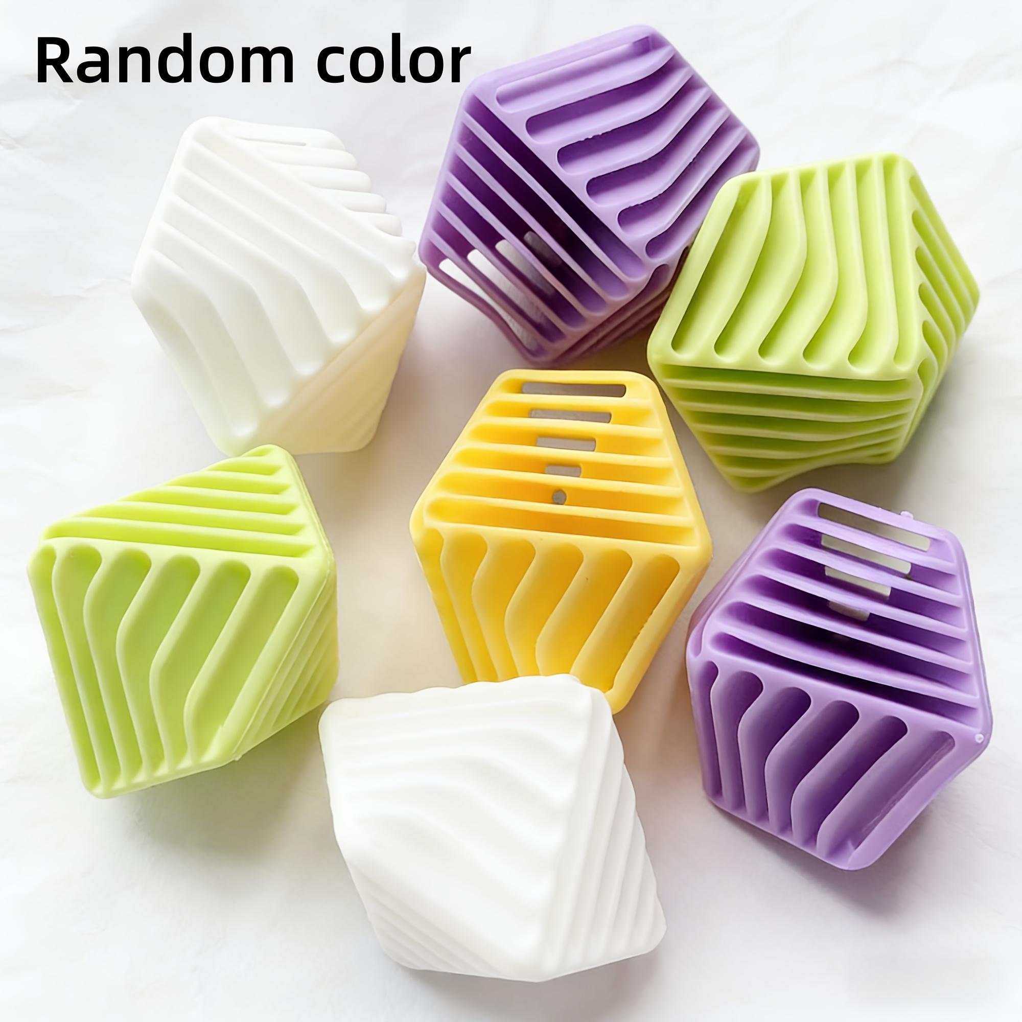 2PCS Reusable Dryer Balls Anti Static Laundry Washing Balls Fabric Softener Tangle Free Laundry Balls Washing Machine Rubik Cube