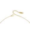 Emerald Cube Zircon Necklace Earrings Titanium Steel Multi-14K Gold Color Lasting