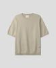 Ssei Essential Round Short Sleeve Knit Beige