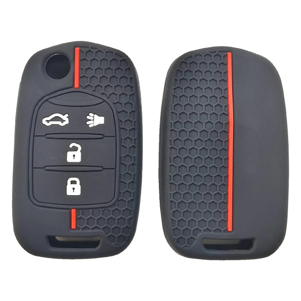 Silicone Car Key Case for Chevrolet N400 Tornado Glory V Baojun 510 560 630 730 EV Rubber Remote Cover Shell Protector Accessory