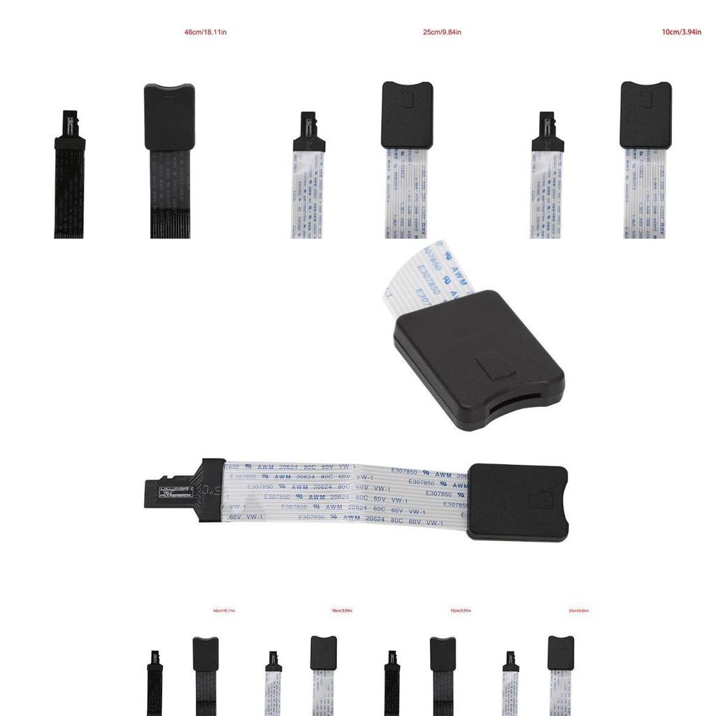 Premium Quality Tf To Micro Sd Card Extension Cable Flexible Adapter For Phones And Gps